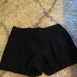 Jcrew black tweed shorts